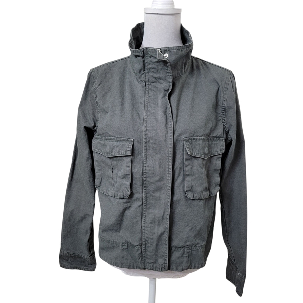 BB Dakota Size L Military Green Utility Jacket, Gently Used Condition
